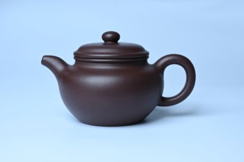 紫砂壶图片：特好老紫泥全手工仿古壶 茶人醉爱 - 宜兴紫砂壶网