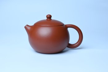 紫砂壶图片：美壶特惠 油润大红袍朱泥 小品西施壶 茶人醉爱 - 宜兴紫砂壶网