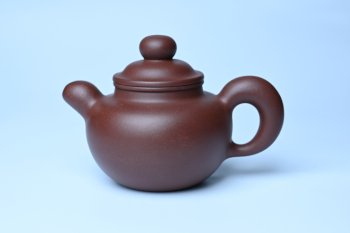 紫砂壶图片：迎中秋特惠 周老师精工力作 道洪圆珠 超精致 出水如柱 - 宜兴紫砂壶网