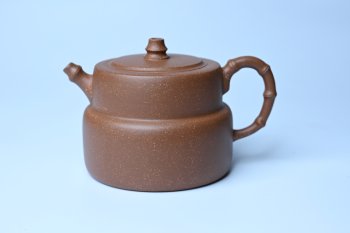 紫砂壶图片：美壶特惠 精致秀雅趣竹壶 茶人醉爱 - 宜兴紫砂壶网