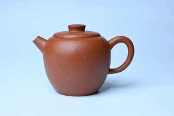 紫砂壶图片：美壶特惠 精品粗砂红泥巨轮壶 茶人醉爱 - 宜兴紫砂壶网