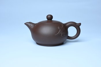 紫砂壶图片：美壶特惠 优质老紫泥福在眼前壶 茶人醉爱 - 宜兴紫砂壶网