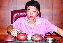 紫砂壶工艺师图片：陆超 - 宜兴紫砂壶网