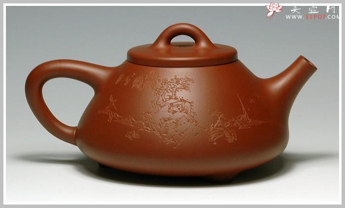 紫砂壶图片：子冶石瓢 - 宜兴紫砂壶网