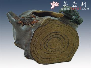 紫砂壶图片：蛤蟆莲心 - 宜兴紫砂壶网