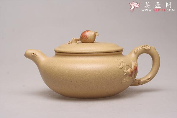 紫砂壶图片：仿古石榴壶 - 宜兴紫砂壶网
