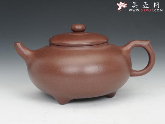 紫砂壶图片：三足趣 - 宜兴紫砂壶网