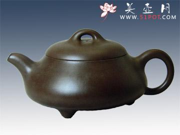 紫砂壶图片：矮石瓢 - 宜兴紫砂壶网