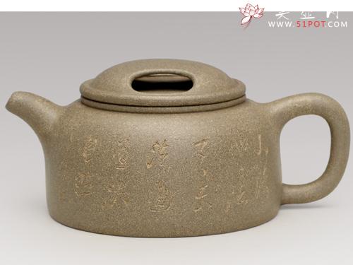 紫砂壶图片：牛盖莲子 - 宜兴紫砂壶网