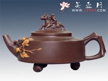 紫砂壶图片：马上封侯 - 宜兴紫砂壶网