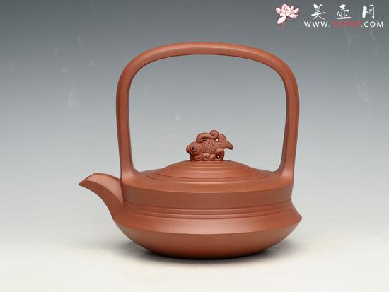 紫砂壶图片：年年有余   容量：450cc - 宜兴紫砂壶网