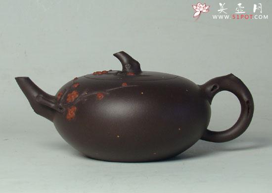 紫砂壶图片：梅香 - 宜兴紫砂壶网