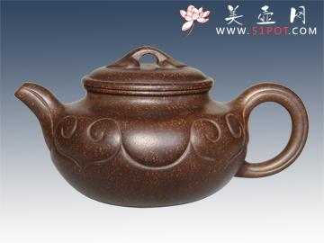 紫砂壶图片：仿古如意 - 宜兴紫砂壶网