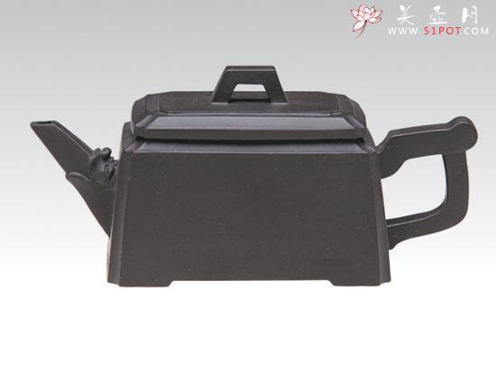 紫砂壶图片：宝方  黑泥  2... - 宜兴紫砂壶网