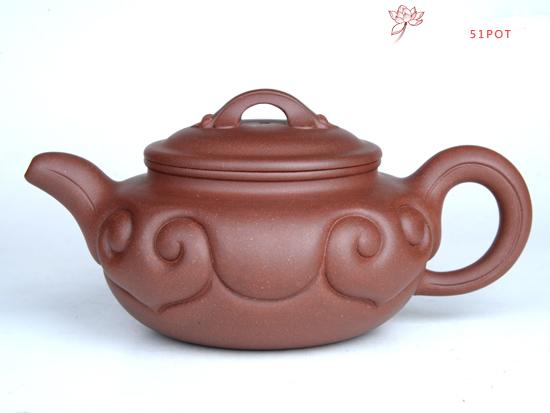 紫砂壶图片：仿古如意 - 宜兴紫砂壶网