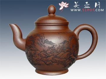 紫砂壶图片：高山流水 - 宜兴紫砂壶网