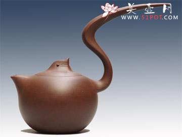 紫砂壶图片：自得其乐二届太博会金奖作品 - 宜兴紫砂壶网