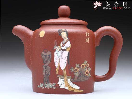 紫砂壶图片：四大美女――貂蝉 - 宜兴紫砂壶网