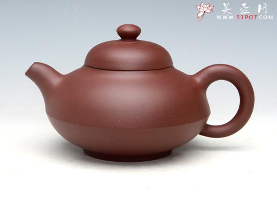 紫砂壶图片：合欢（紫泥）400ML - 宜兴紫砂壶网