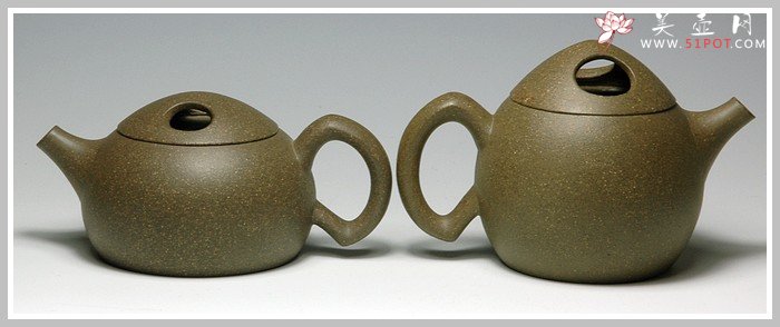 紫砂壶图片：雍容华贵 对壶 - 宜兴紫砂壶网