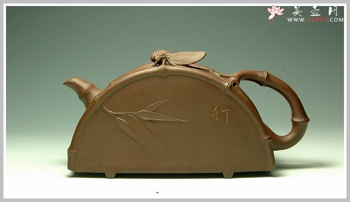 紫砂壶图片：半月知足 - 宜兴紫砂壶网