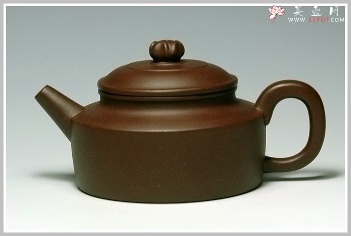 紫砂壶图片：花钮德钟 - 宜兴紫砂壶网