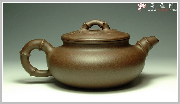 紫砂壶图片：仿古竹 - 宜兴紫砂壶网