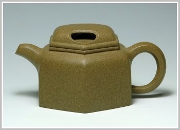 紫砂壶图片：牛盖六方 - 宜兴紫砂壶网