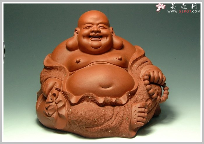 紫砂壶图片：布袋和尚 - 宜兴紫砂壶网