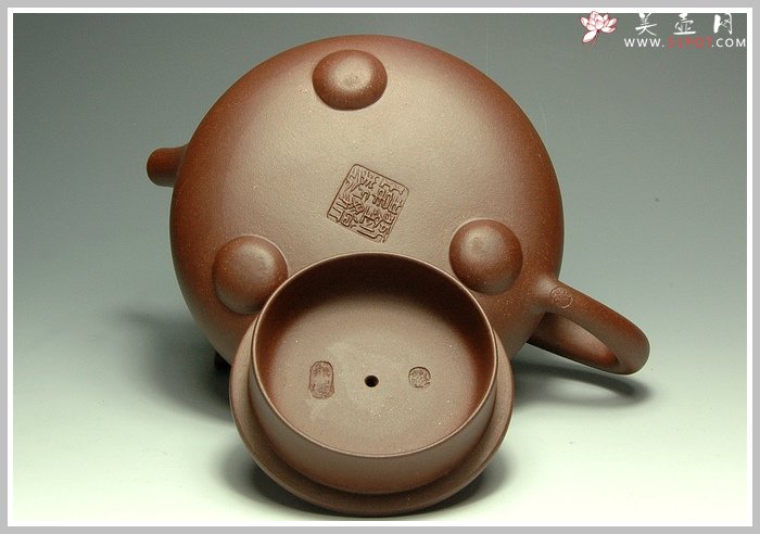 紫砂壶图片：牛盖石瓢 - 宜兴紫砂壶网