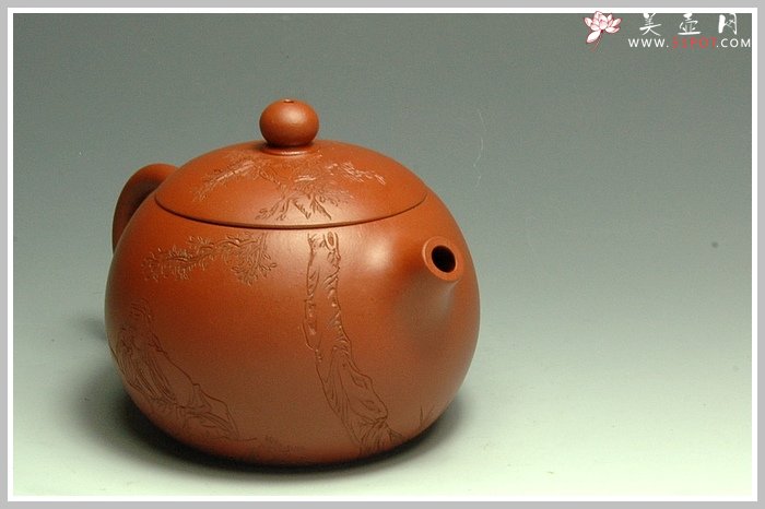 紫砂壶图片：朱泥西施 - 宜兴紫砂壶网