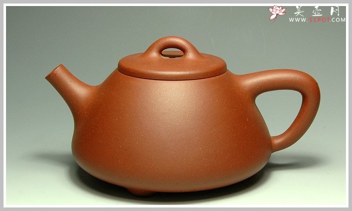 紫砂壶图片：清水泥子冶石瓢 - 宜兴紫砂壶网