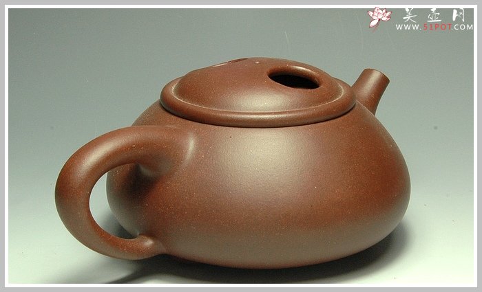 紫砂壶图片：牛盖石瓢 - 宜兴紫砂壶网