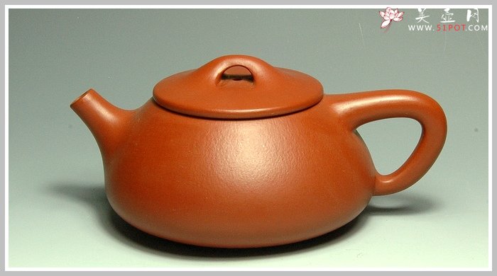 紫砂壶图片：朱泥石瓢 - 宜兴紫砂壶网
