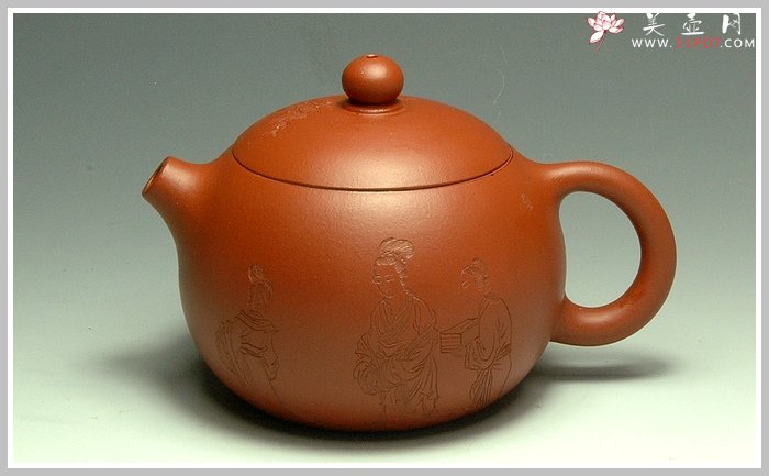紫砂壶图片：朱泥西施 - 宜兴紫砂壶网