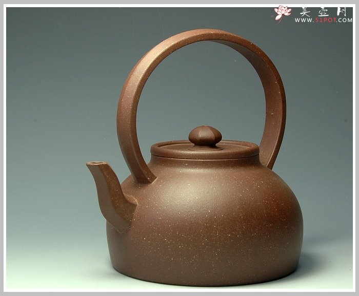 紫砂壶图片：大彬提梁 - 宜兴紫砂壶网