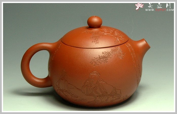 紫砂壶图片：朱泥西施 - 宜兴紫砂壶网