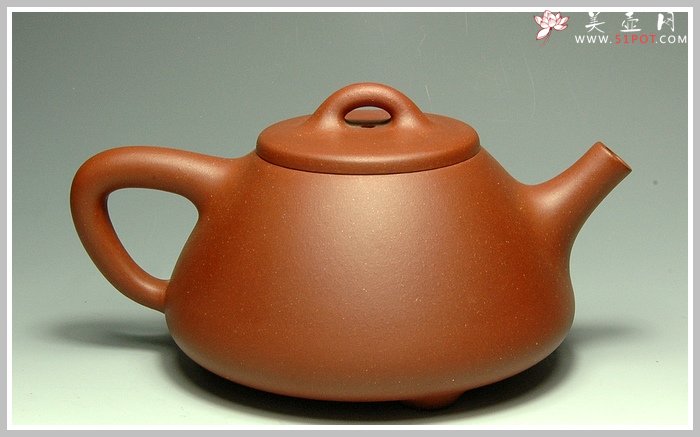 紫砂壶图片：清水泥子冶石瓢 - 宜兴紫砂壶网