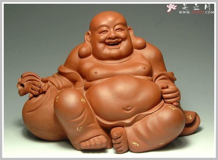 紫砂壶图片：布袋佛 - 宜兴紫砂壶网