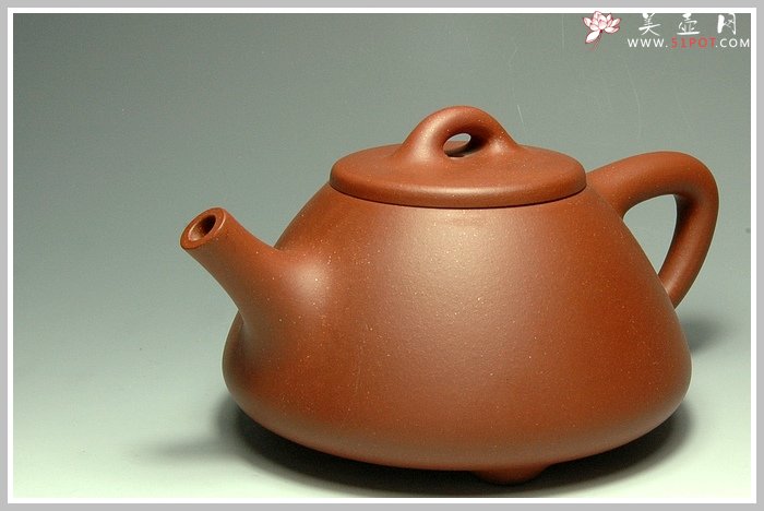 紫砂壶图片：清水泥子冶石瓢 - 宜兴紫砂壶网