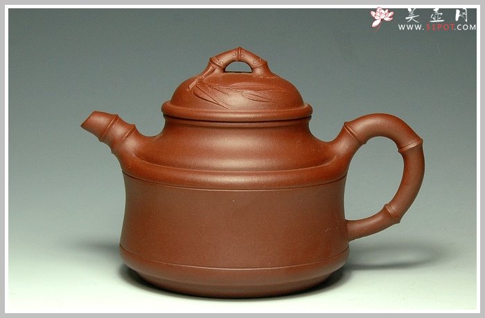 紫砂壶图片：竹鼎 - 宜兴紫砂壶网
