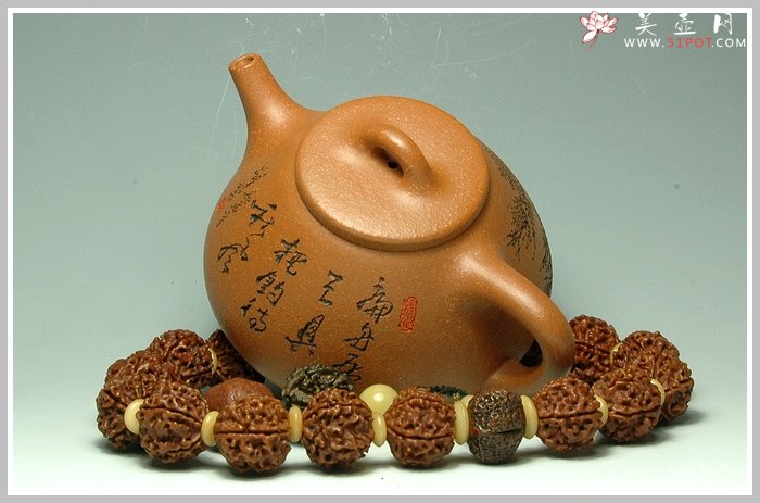 紫砂壶图片：子冶石瓢 - 宜兴紫砂壶网