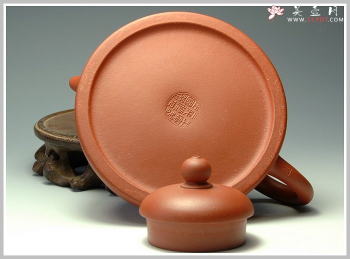 紫砂壶图片：红泥半月 - 宜兴紫砂壶网