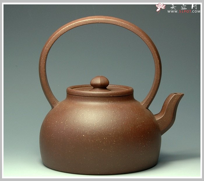 紫砂壶图片：大彬提梁 - 宜兴紫砂壶网