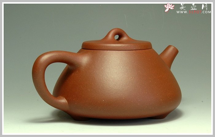 紫砂壶图片：子冶石瓢 - 宜兴紫砂壶网
