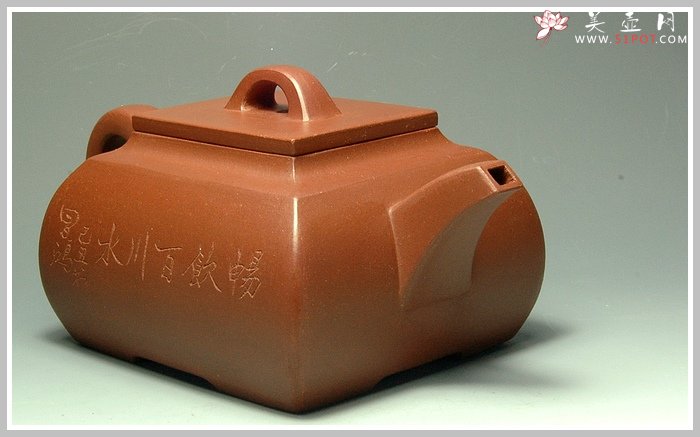 紫砂壶图片：全手工长乐壶 - 宜兴紫砂壶网