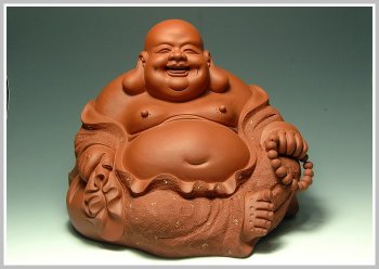 紫砂壶图片：布袋和尚 - 宜兴紫砂壶网
