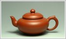 紫砂壶图片：朱泥小笑樱 - 宜兴紫砂壶网