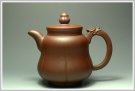 紫砂壶图片：龙莲壶 大气精细 - 宜兴紫砂壶网