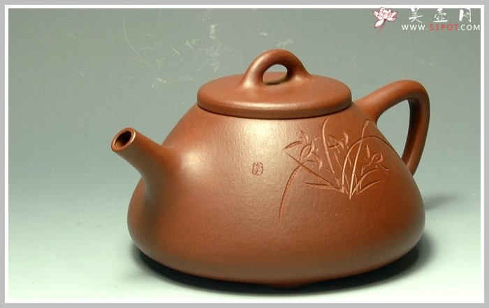 紫砂壶图片：子冶石瓢 - 宜兴紫砂壶网